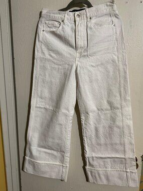 Taylor High Waist Crop Wide Leg Jeans